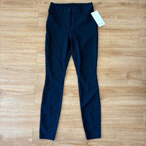 Lululemon Athletic City Sleek Slim Fit High Rise Pants True Navy NWT Size 27